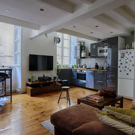 Апартаменты Jolie Duplex Au Coeur De Saint Michel Бордо